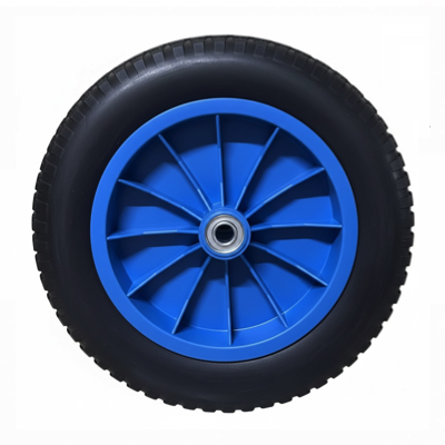 Prestar PU-Rubber Barrow Wheel 13" X 3" STEEL RIM
